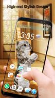 Cute Kitty 3D Live Wallpaper & Launcher screenshot 2