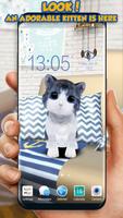 3D Cat Teaser Live Wallpaper постер