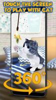 3D Cat Teaser Live Wallpaper скриншот 1