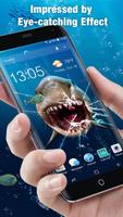 3D Broken Screen Ocean Live Wallpaper Screenshot 3