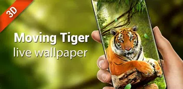 Moving Tiger Live Wallpaper