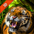 Moving Tiger Live Wallpaper icon