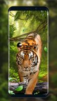 सुंदर बाघ लाइव वॉलपेपर स्क्रीनशॉट 1