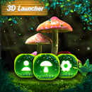 3D Nature Forest Mushroom Live Wallpaper &Launcher APK