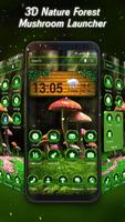 3D Nature Forest Mushroom Live Wallpaper &Launcher постер