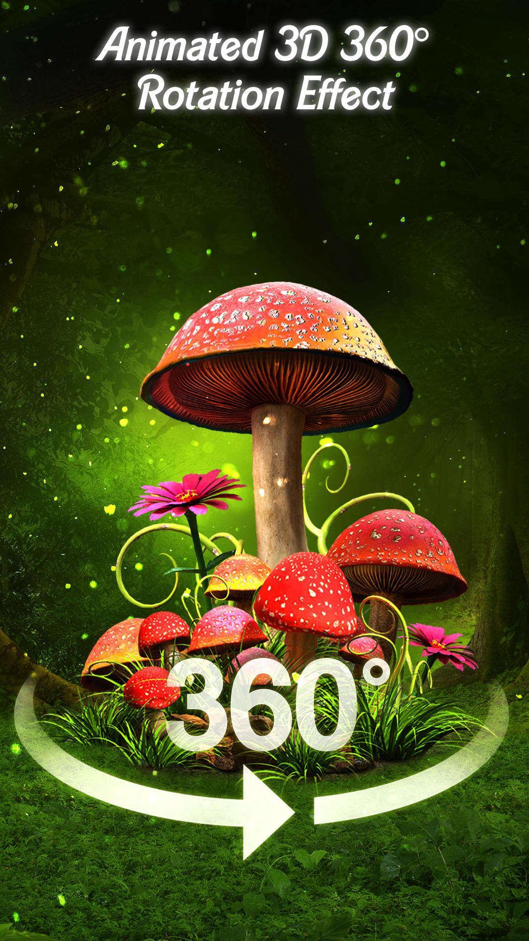 3D Nature Forest Mushroom Live Wallpaper &Launcher for Android - APK  Download