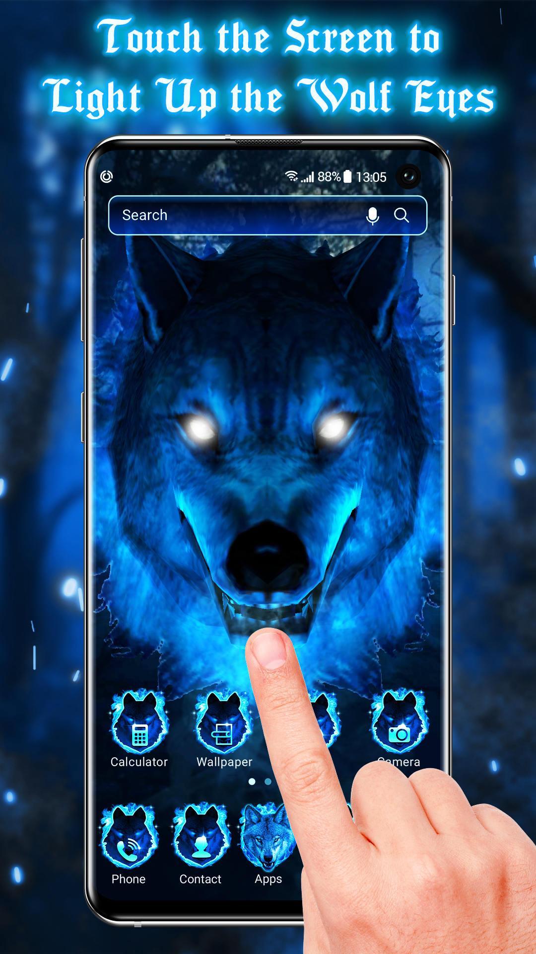 3d Ice Wolf Live Wallpaper For Android Apk Download