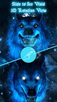 3D Ice Wolf Live Wallpaper ảnh chụp màn hình 3
