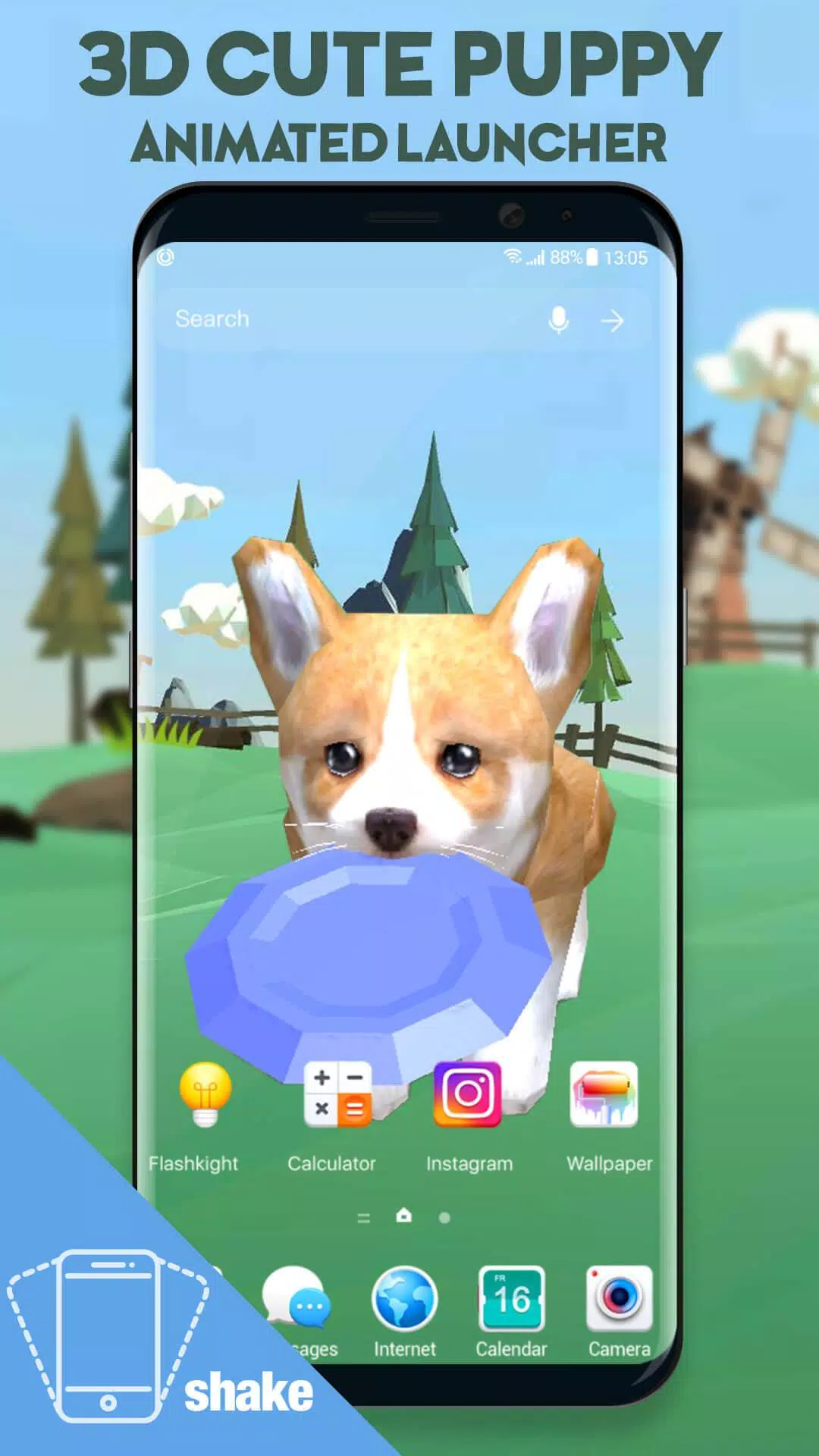 3D Cute Puppies Animated Live Wallpaper & Launcher APK for Android Download