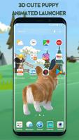 3D Cute Puppies Animated Live Wallpaper & Launcher capture d'écran 2
