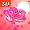 3D Pink Rose Live Wallpaper APK
