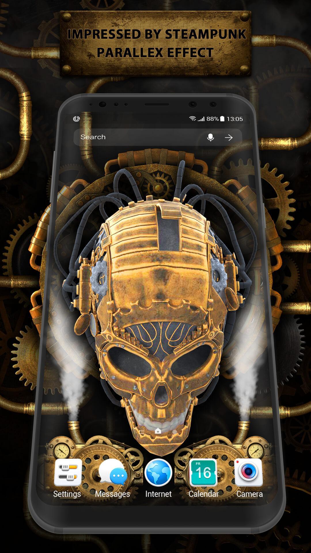Iphone Live Wallpaper 3d Golden Gears Image Num 55