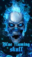 Blue Flaming Skull Live Wallpaper 2019 पोस्टर