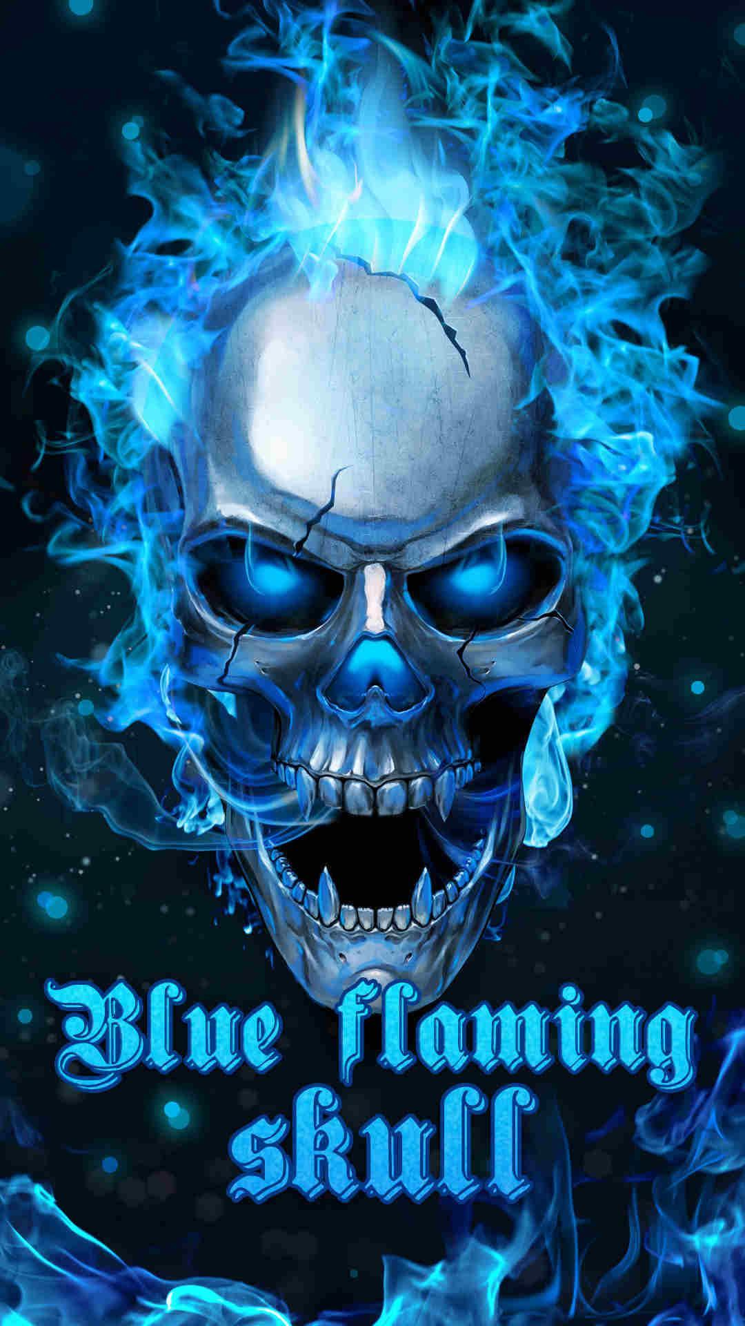 Blue Flaming Skull Live Wallpaper 2019 for Android - APK Download