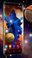 3D Outerspace Galaxy Live Wallpaper captura de pantalla 2