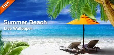 Playa de verano fondo de pantalla en vivo