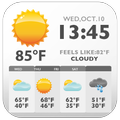 Daily weather forecast widget app☀️