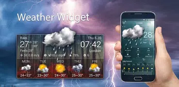 Local reliable temperature, weather widget&alerts