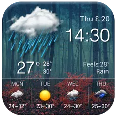 Local reliable temperature, weather widget&alerts APK download