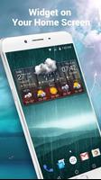Wettervorhersage Widget Plakat