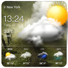 Widget de pronóstico del tiempo icono
