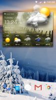 Widget de pronóstico del tiempo Poster