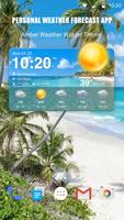 Daily weather forecast & weather report widget capture d'écran 1