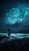 Wettervorhersage Widget Plakat