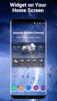 Wettervorhersage Widget Plakat