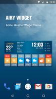 Wettervorhersage Widget Plakat