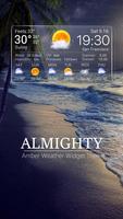 Wettervorhersage Widget Plakat