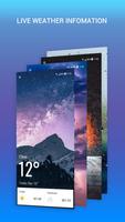 Wettervorhersage Widget Plakat