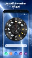 Analog clock Weather Widget постер