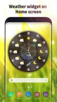 Analog clock Weather Widget скриншот 2