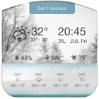 3D Daily Weather Forecast Free icône