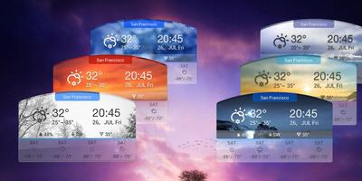3D Daily Weather Forecast Free Affiche