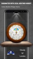 Wettervorhersage Widget Plakat