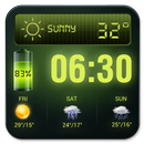 Weather Forecast Widget with Battery and Clock APK