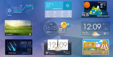 Animation Weather Cool widget تصوير الشاشة 2