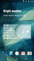 Wettervorhersage Widget Plakat