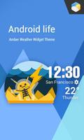 Daily Life With Weather Widget постер