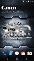 Wettervorhersage Widget Plakat