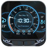3 Day Clock Forecast Widget иконка
