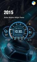 3 Day Clock Forecast Widget Poster