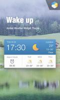 Wettervorhersage Widget Plakat