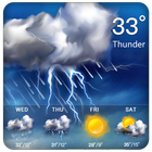 Hourly weather forecast Pro آئیکن