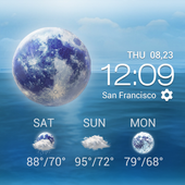 Daily&Hourly weather forecast أيقونة