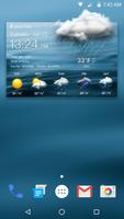 برنامه‌نما Daily weather forecast widget app عکس از صفحه