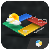 3D G-Color Live Weather Widget Zeichen