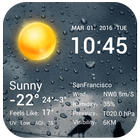 Desktop Weather Clock Widget icono